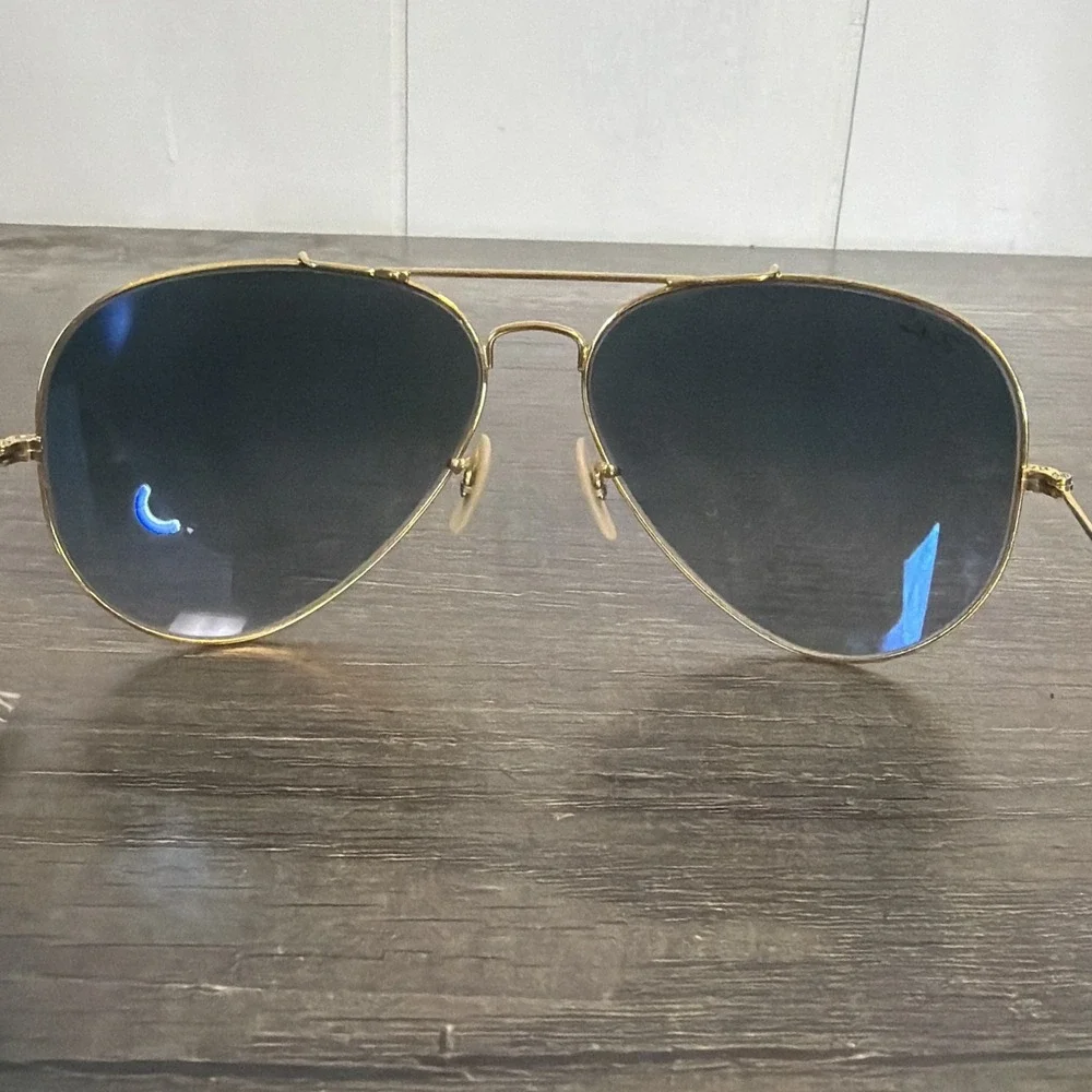 RayBan Aviator Outdoorsman 2 Gold Frame RB3029 Sweat Bar‎